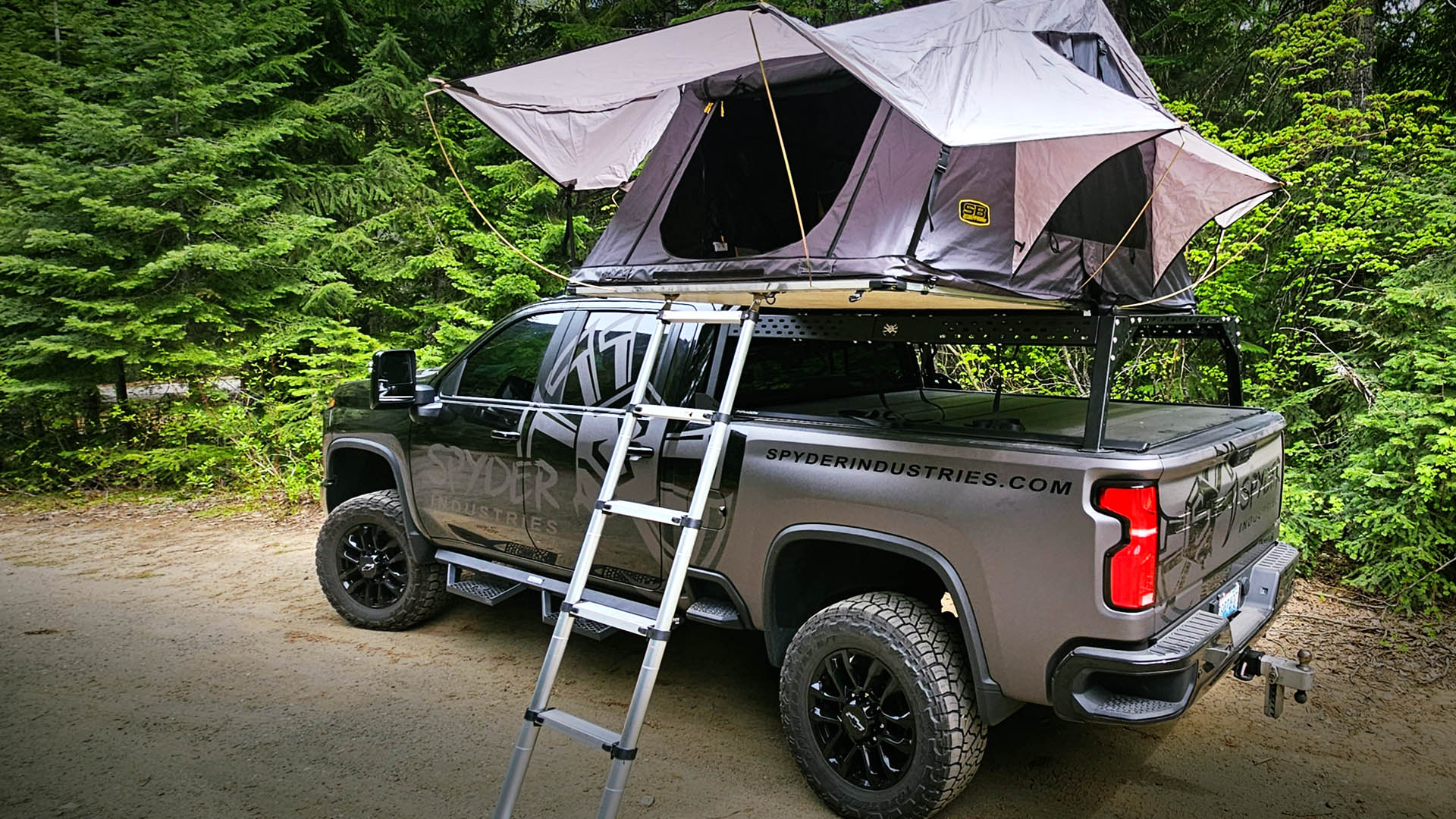 Sydney Rack System on Spyder Truck