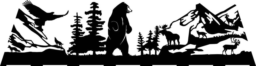 Custom CNC Insert - Bear Scene #1