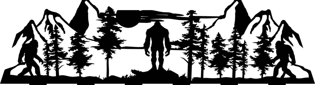 Custom CNC Insert - Bigfoot Scene