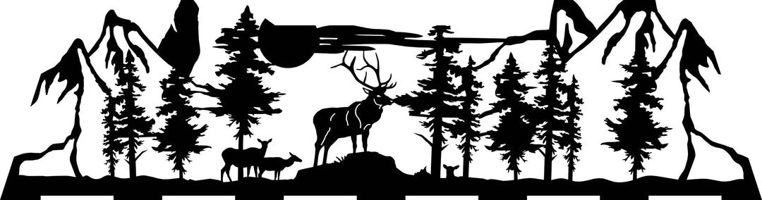 Custom CNC Insert - Elk Scene #1