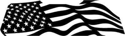 Custom CNC Insert - Full Waving Flag