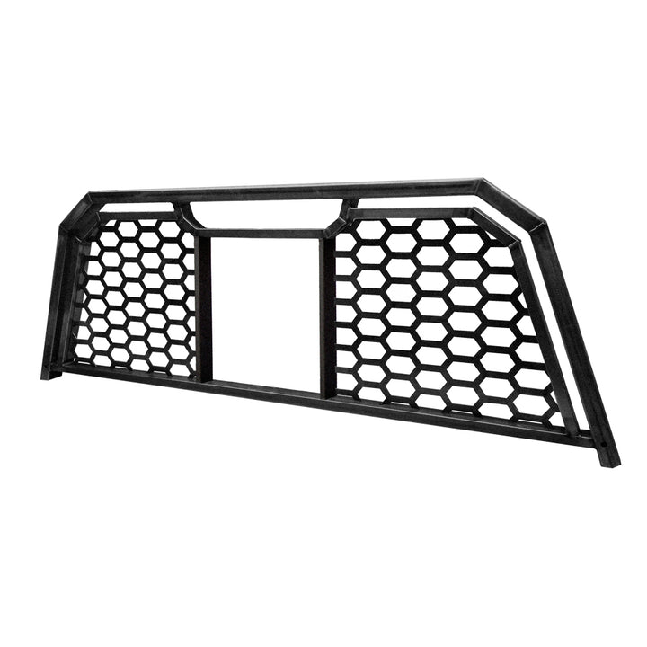 Black Widow 'HC' Honeycomb Headache Rack - with Window Opening