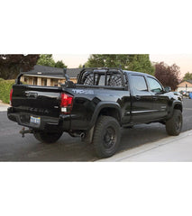 Spider Web Headache Rack and Rear Hoop on Toyota Truck