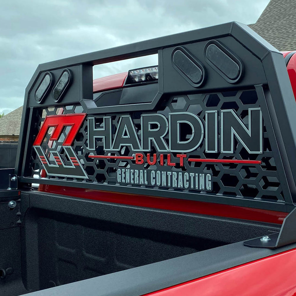 Hardin Custom Logo Rack - Full Coverage with Cargo Cam 