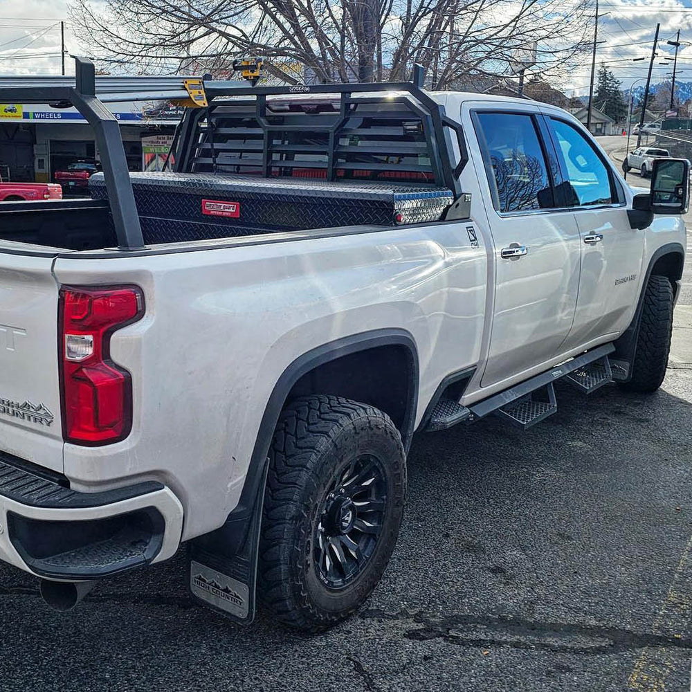 Full coverage Headache rack with Louvers on Chevy