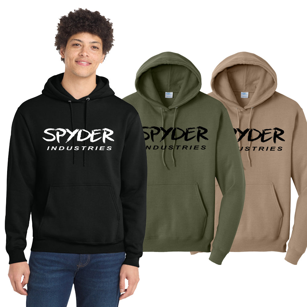 Spyder Flag Hoodie Sweat Shirt (Front)