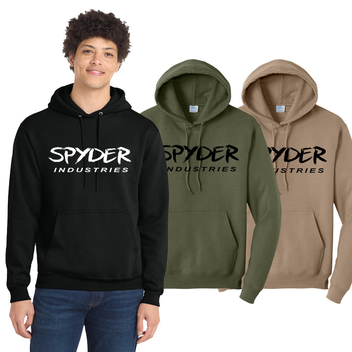 Spyder Flag Hoodie Sweat Shirt (Front)
