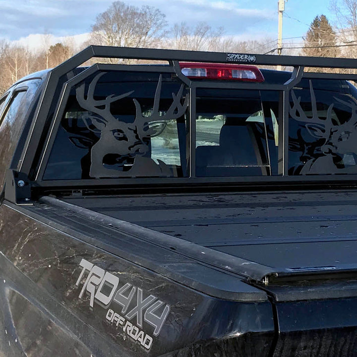 White Tail Deer headache rack on Toyota