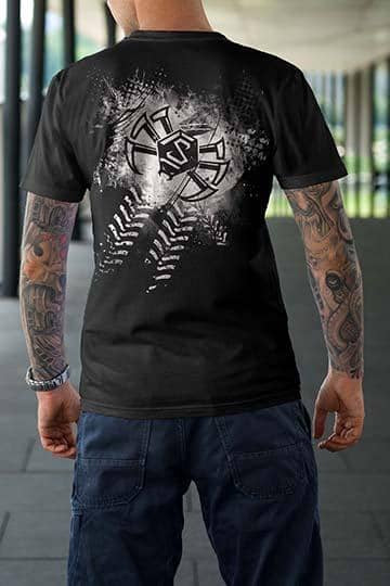Spyder Industries T-Shirt - modeled back view