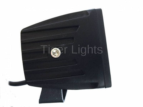 Square LED Flood Light for your truck - side view