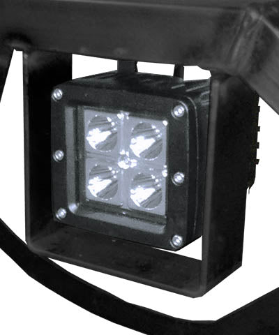 Rear Facing LED cube lights for Spyder Industries headache rack